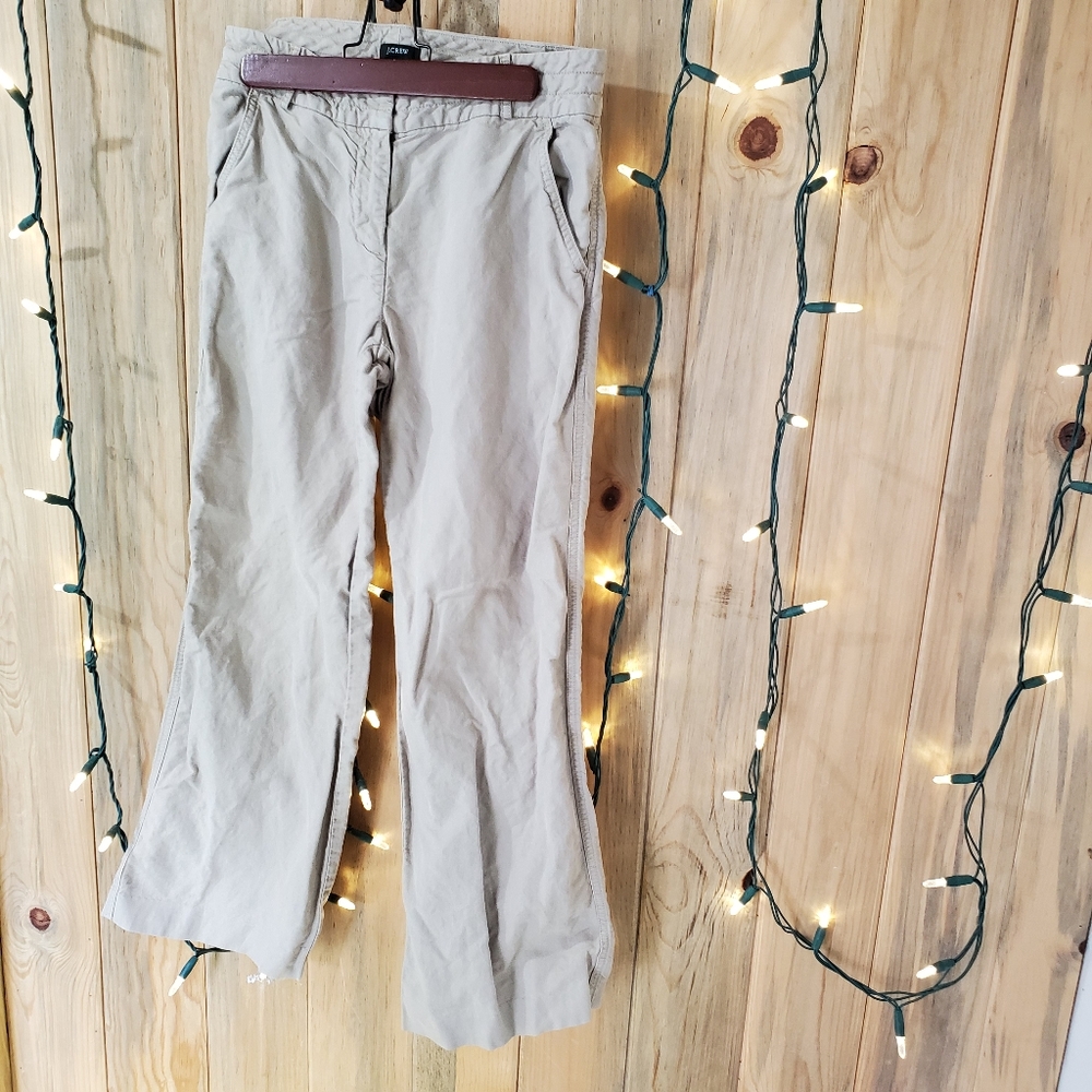 J Crew linen slacks 🌟